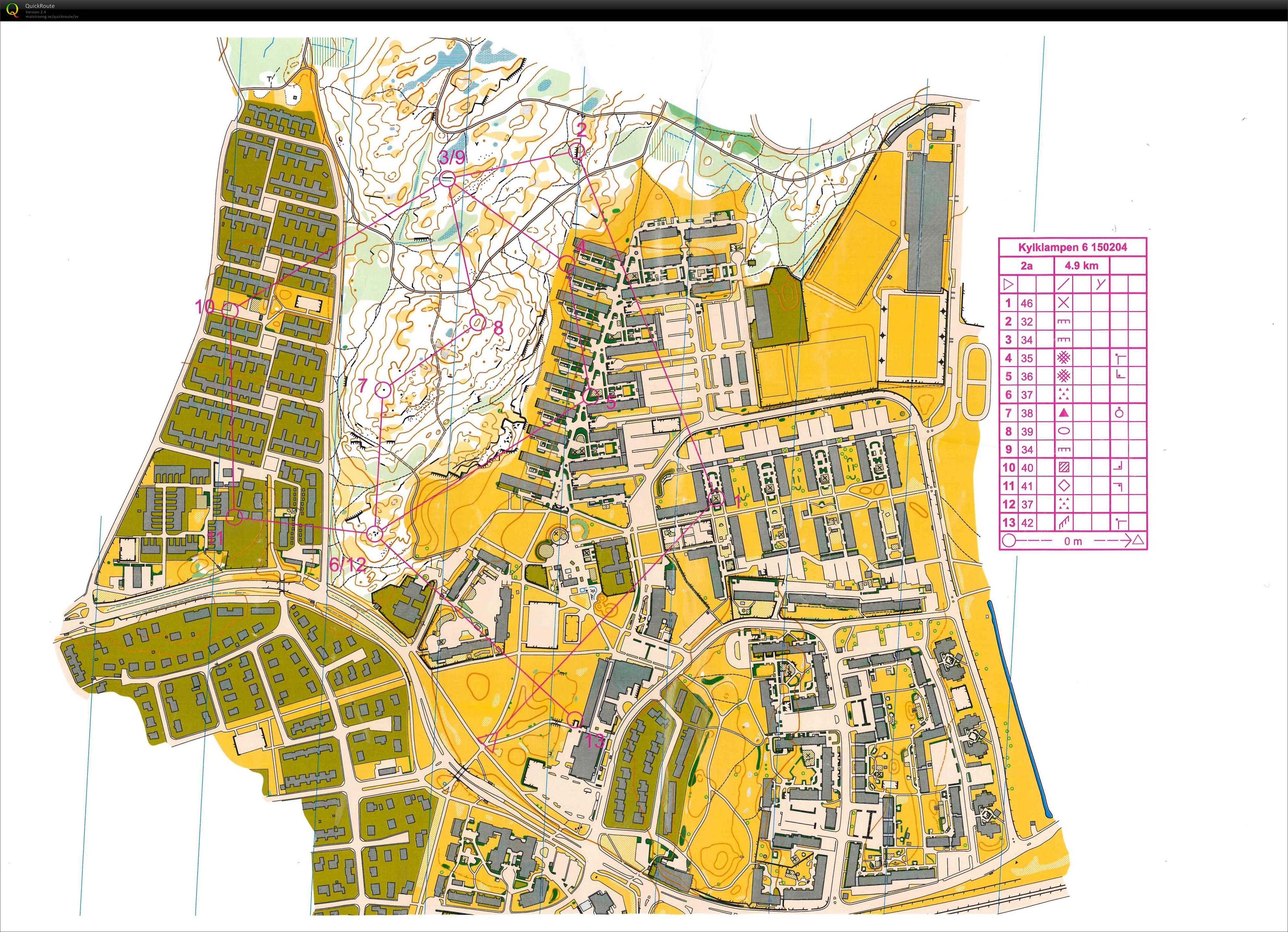 Kylklampen deltävling 6, varv 1 (2015-02-04)