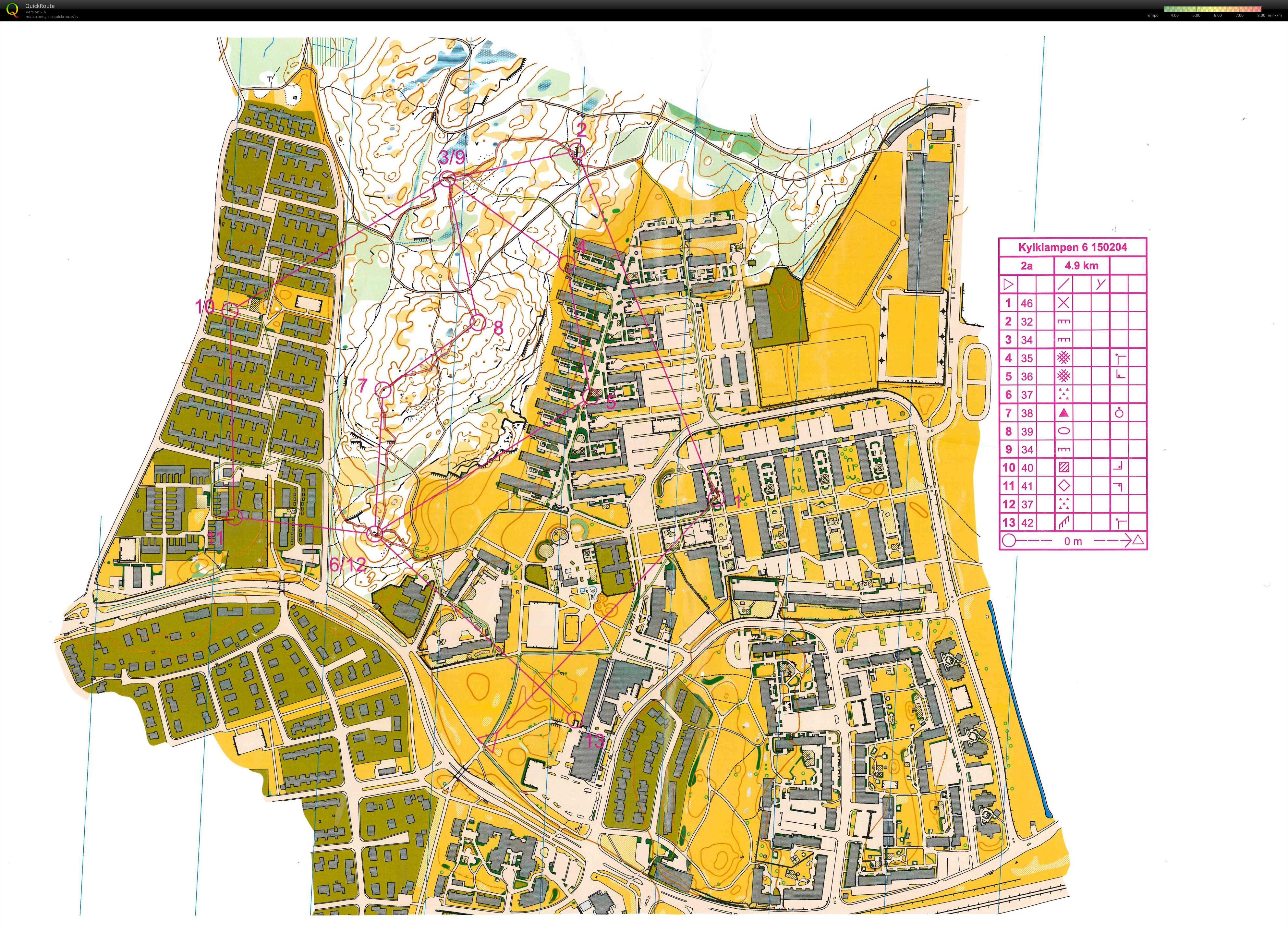 Kylklampen deltävling 6, varv 1 (04-02-2015)