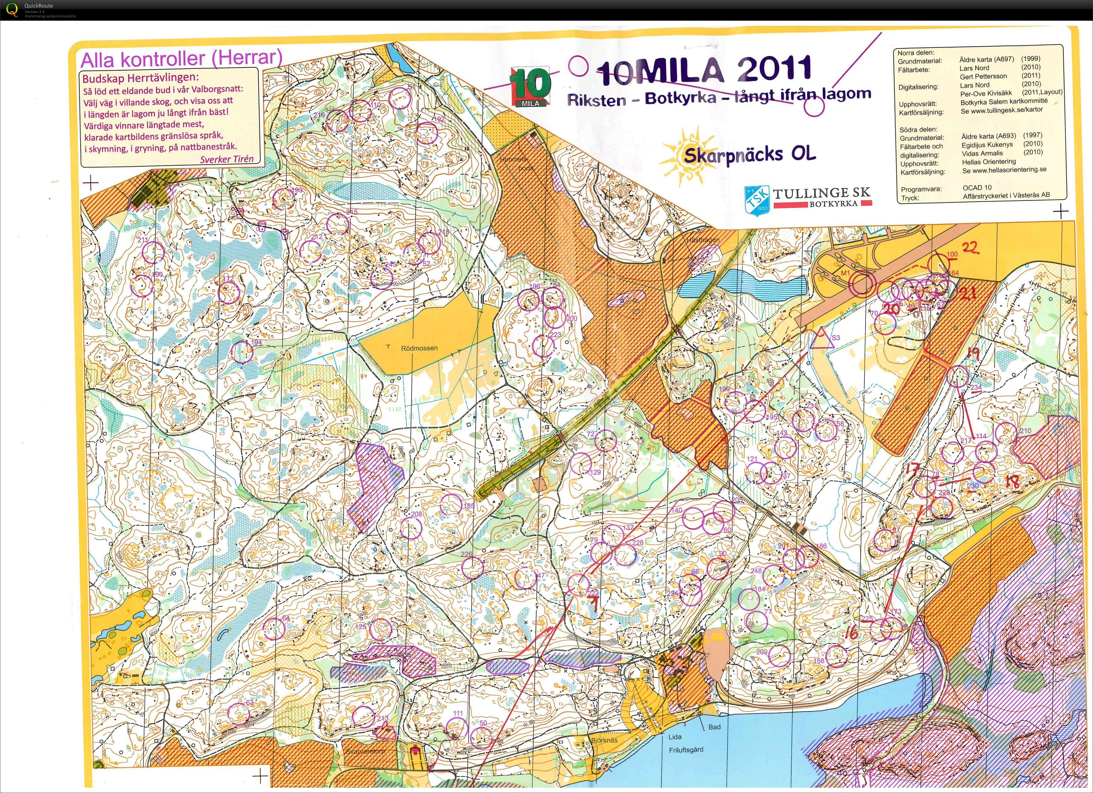 10-mila 2011, Norra delen (30/04/2011)