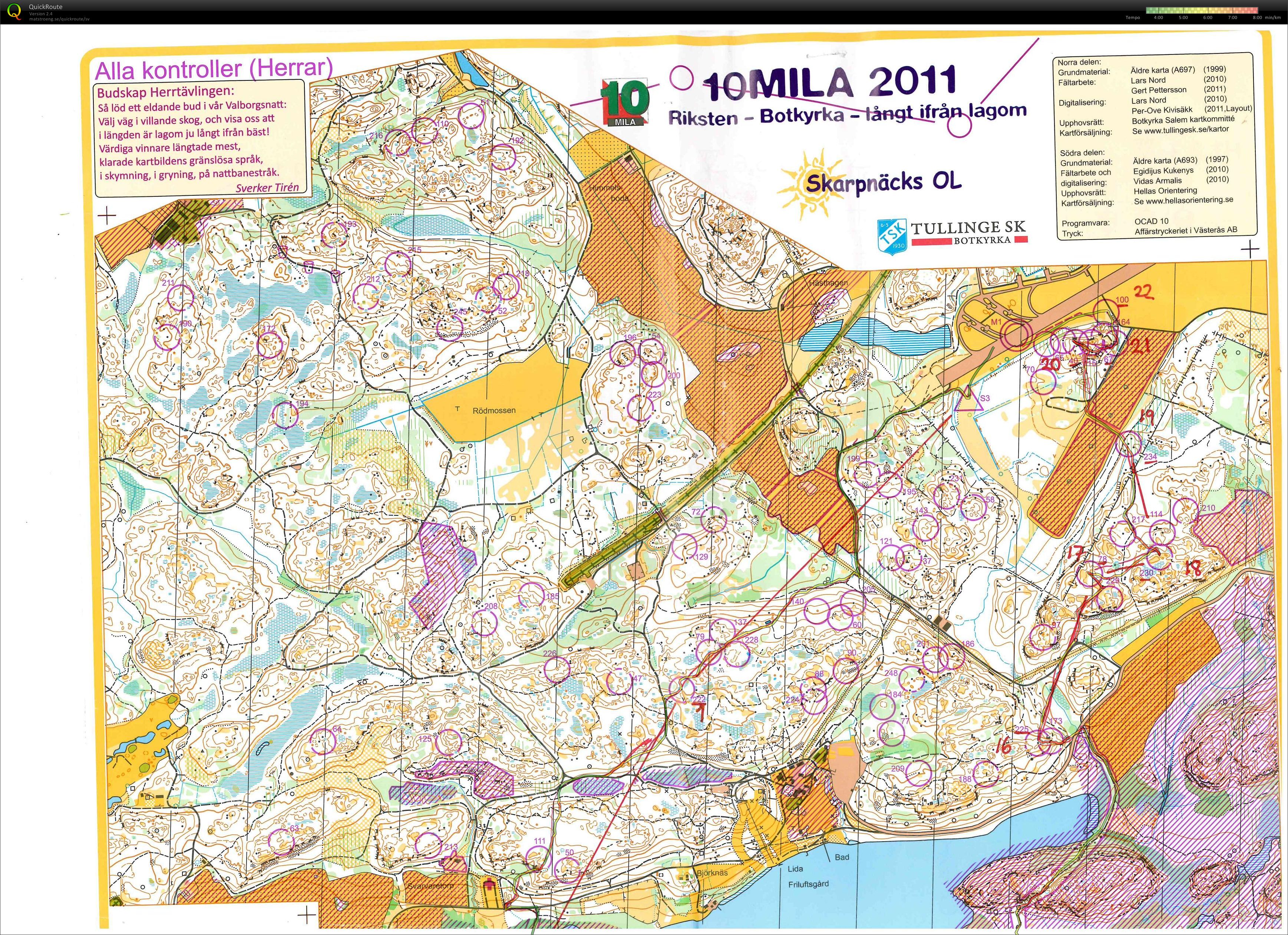 10-mila 2011, Norra delen (2011-04-30)