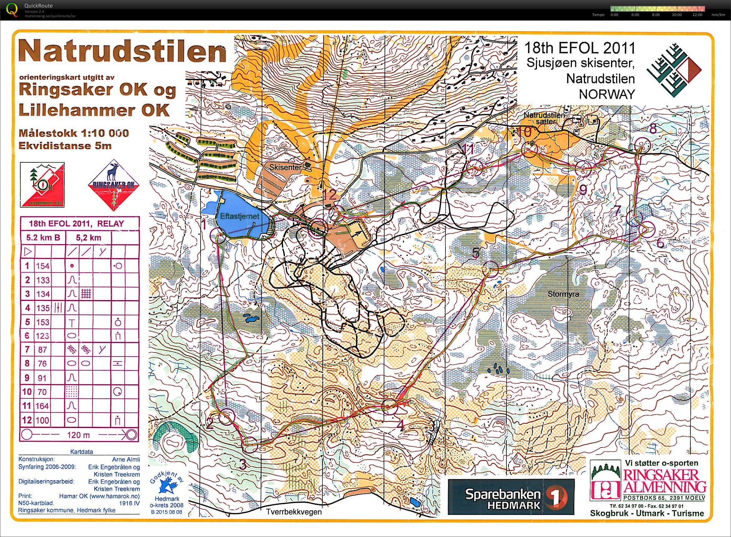 EFOL stafett (13/08/2011)