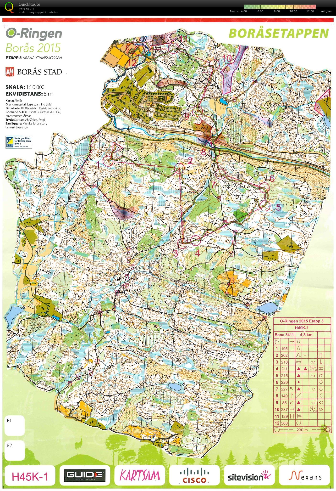 O-Ringen Borås etapp 3 (2015-07-22)