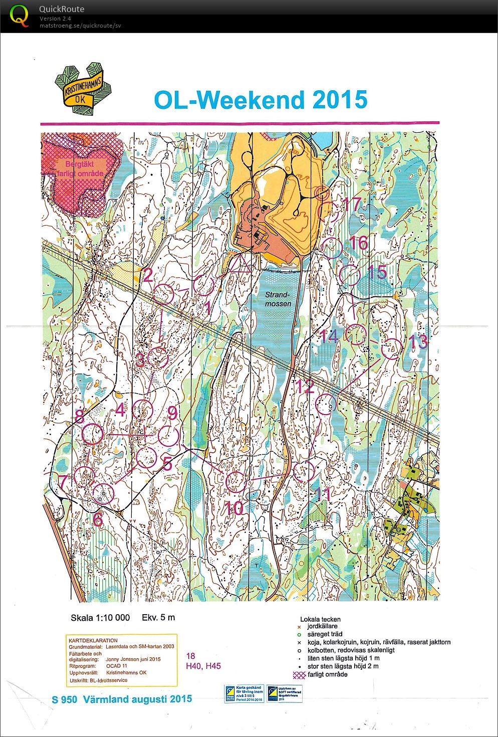 Kristinehamns OL Weekend dag 2 (23-08-2015)