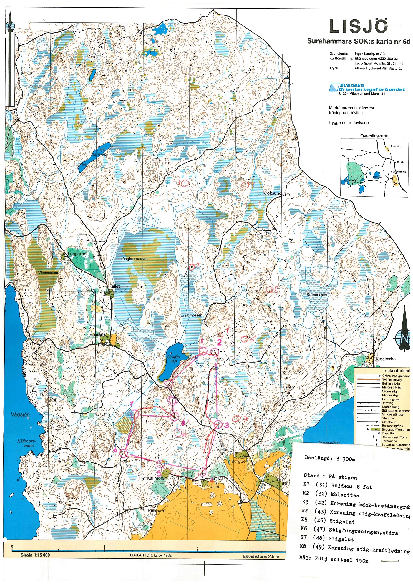 Trelänsorienteringen (11/09/1985)