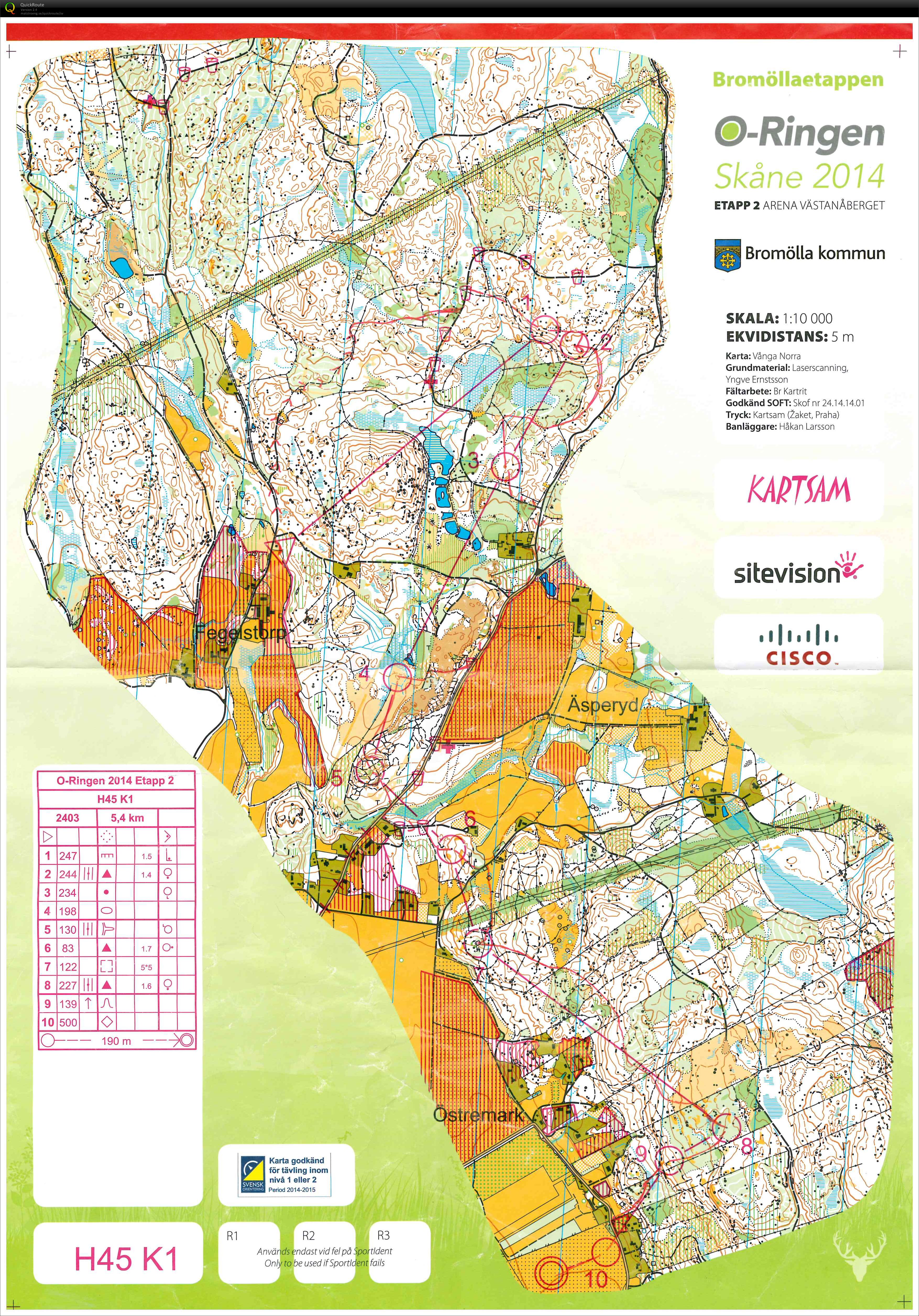 O-ringen etapp 2 (21-07-2014)