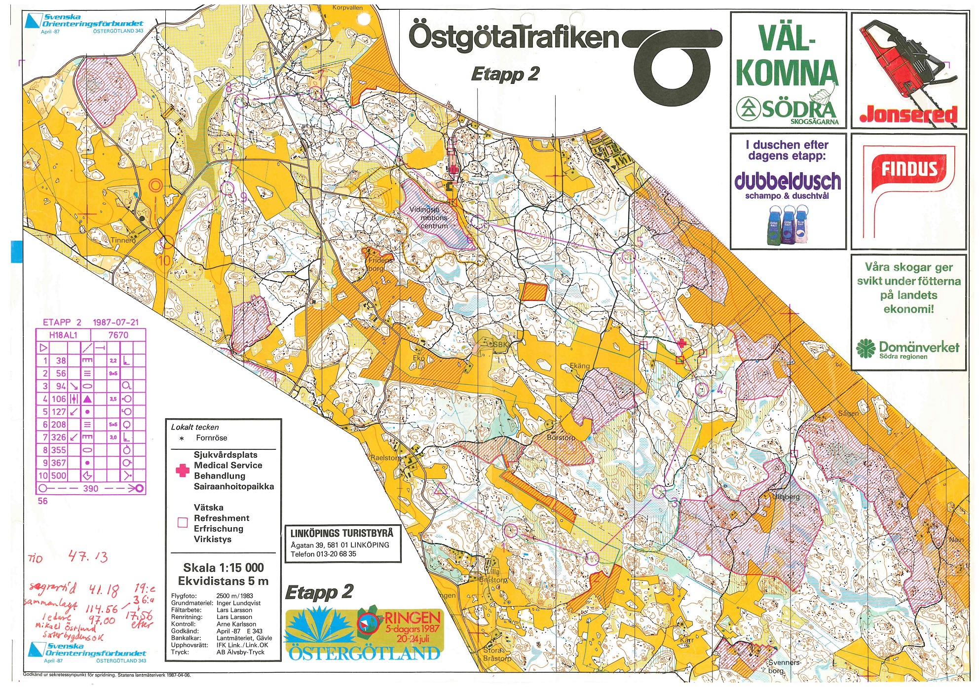 5-dagars i Norrköping etapp 2 (21/07/1987)