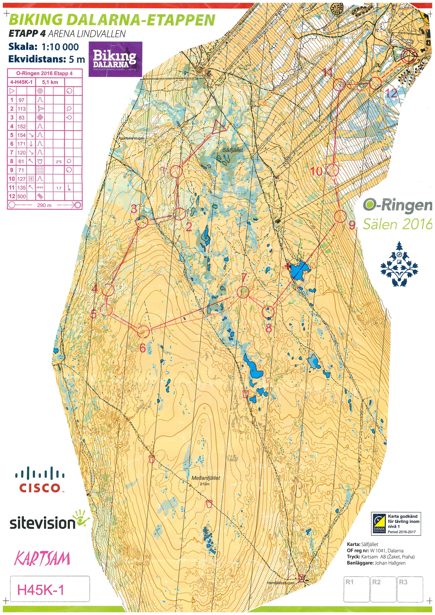 O-Ringen, Sälen etapp 4 (28-07-2016)