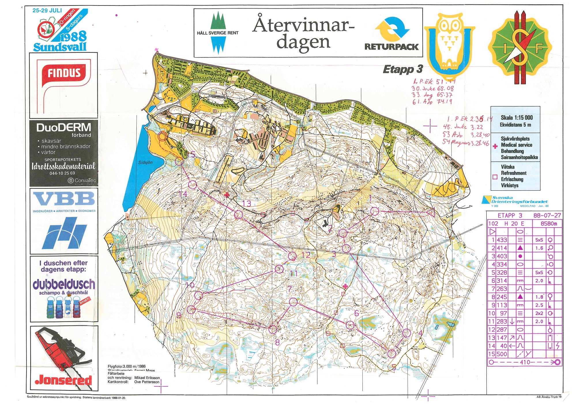 5-dagars Sundsvall, E3 (27-07-1988)