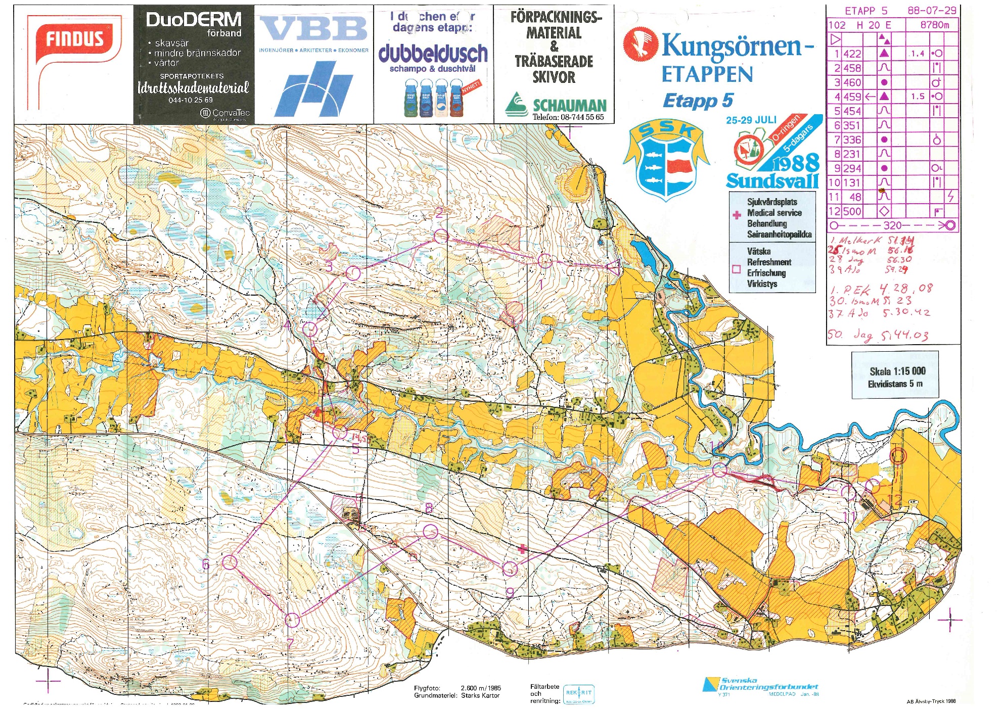 5-dagars Sundsvall, E5 (29.07.1988)