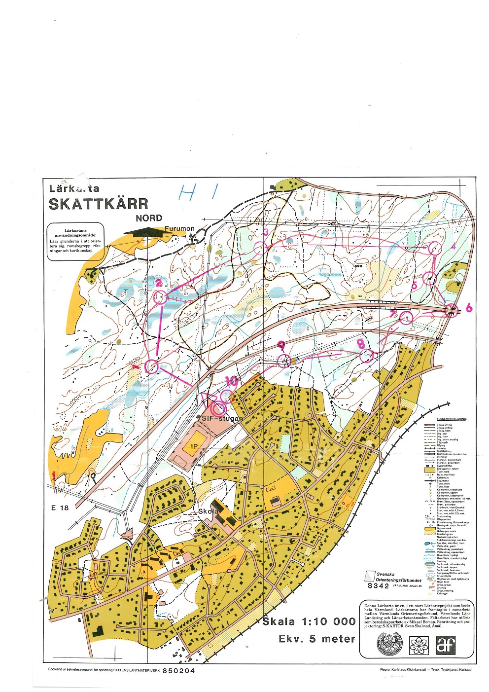 Mejericupen Skattkärr 1 (31.05.1989)