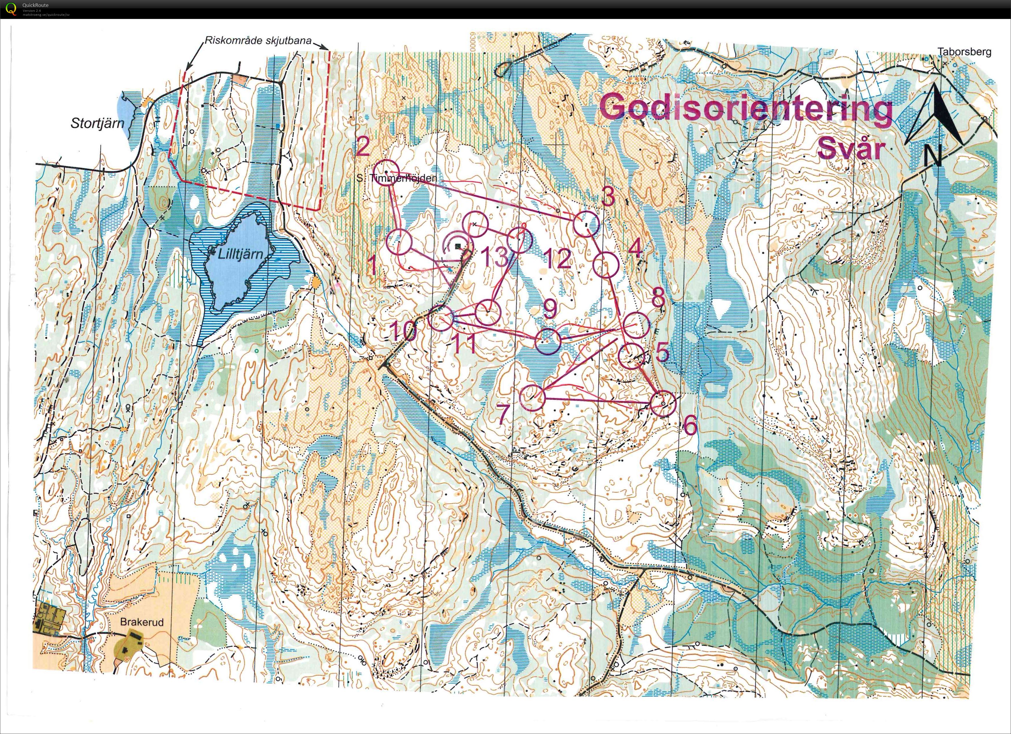 Fredriks godisorientering (2018-06-21)