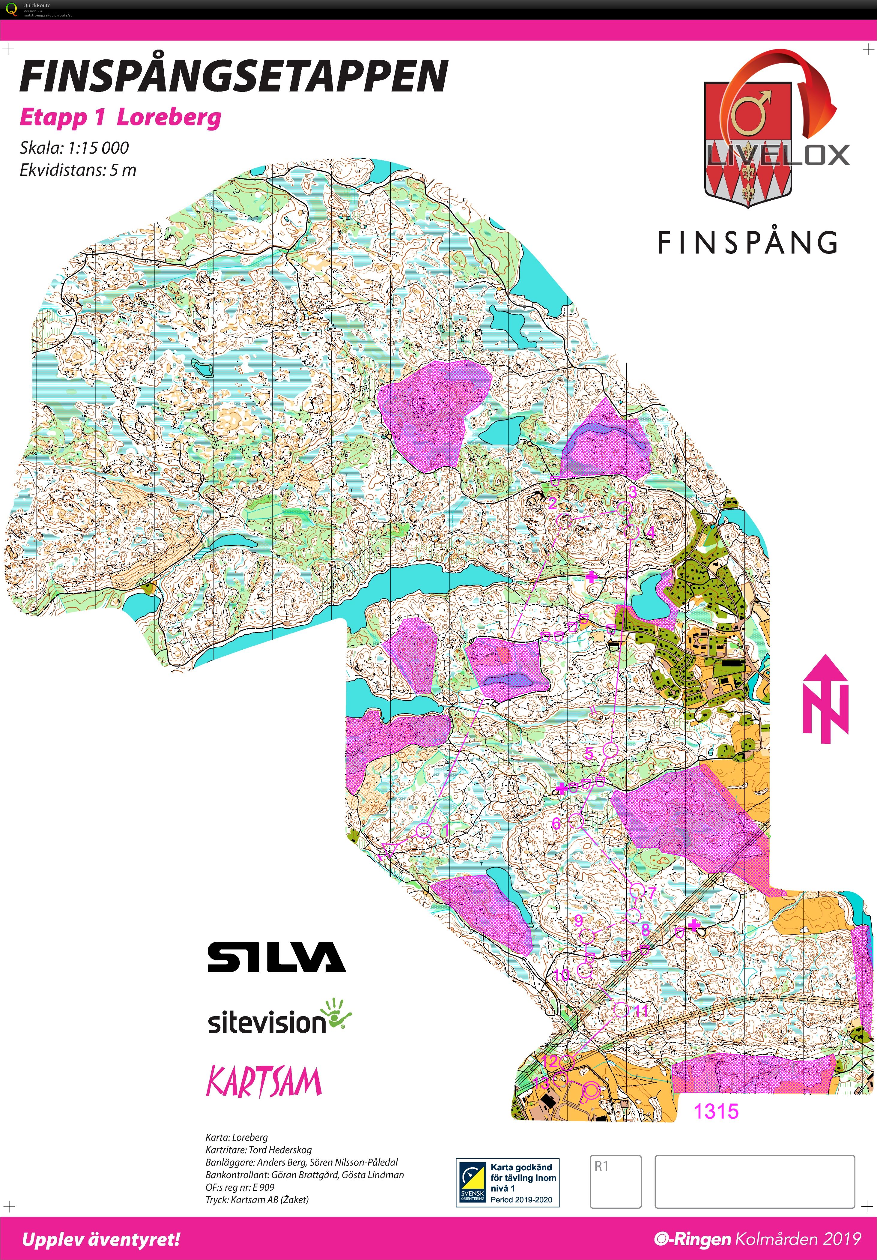 O-Ringen Kolmården etapp 1 (2019-07-22)